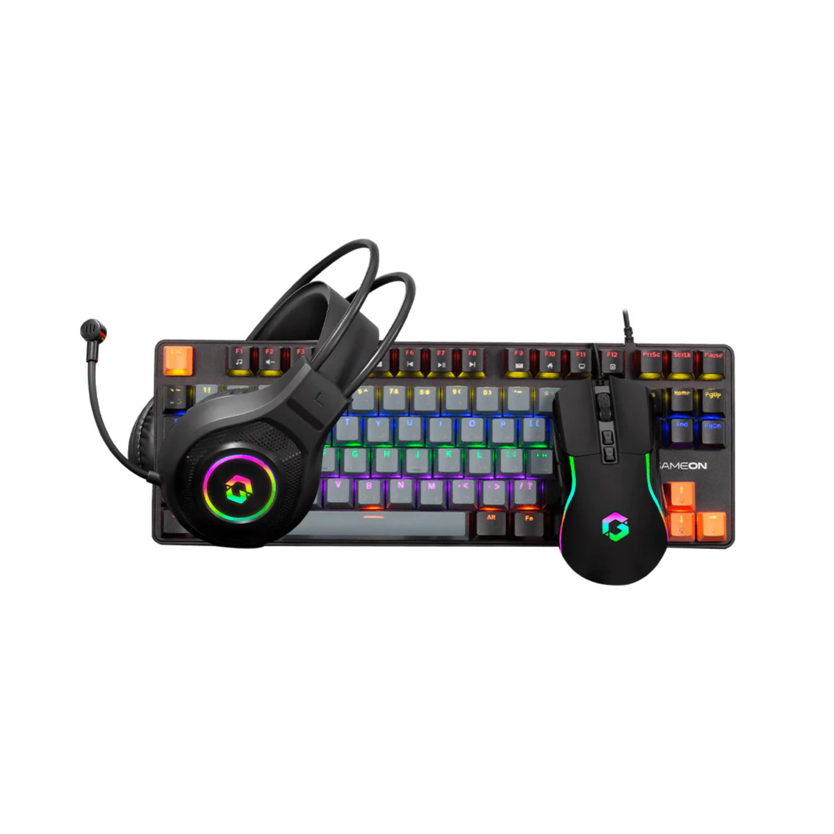 GAMEON VIPER XI All-In-One Gaming Bundle (Mechanical Keyboard, Headset, Mouse & Mousepad)-GO-VIPER-XI GAMEON VIPER XI All-In-One Gaming Bundle (Mechanical Keyboard, Headset, Mouse & Mousepad)-GO-VIPER-XI